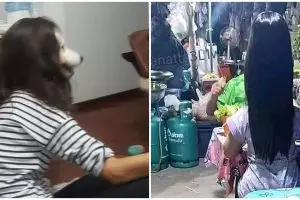 10 Potret lucu orang membelakangi kamera ini bikin lihat dua kali