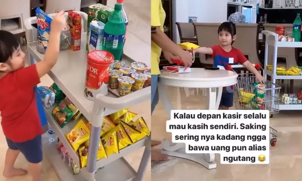 Cara seleb bikin anak betah di rumah  Instagram &  YouTube