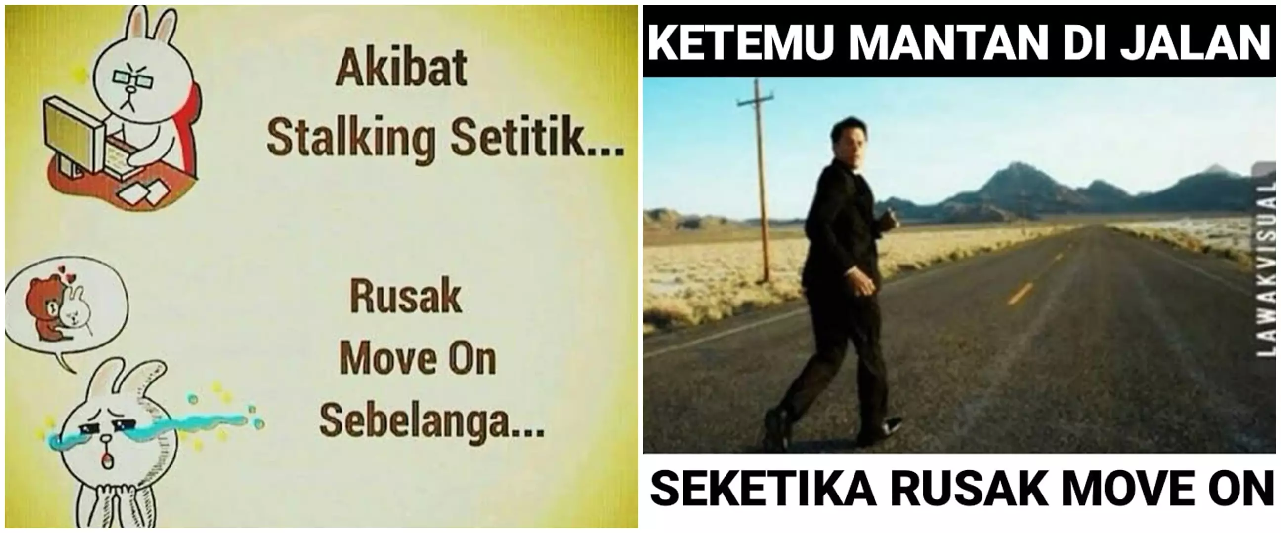 10 Meme lucu rusak move on karena alasan sepele, bikin ambyar