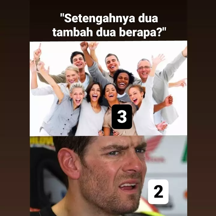 Meme pertanyaan berhitung ini bikin tepuk jidat Berbagai sumber