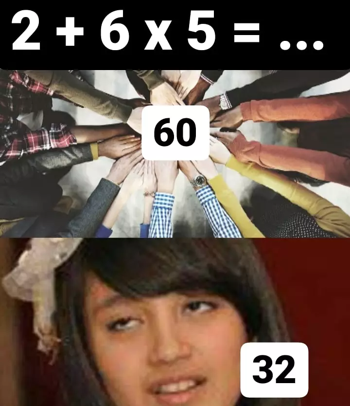 Meme pertanyaan berhitung ini bikin tepuk jidat Berbagai sumber