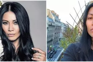 10 Potret Anggun C Sasmi tanpa makeup, muka bantalnya disorot