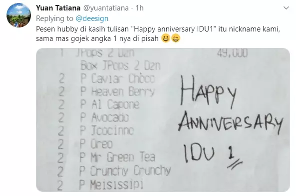 tulisan di makanan ojek online © 2020 brilio.net tulisan di makanan ojek online © 2020 brilio.net