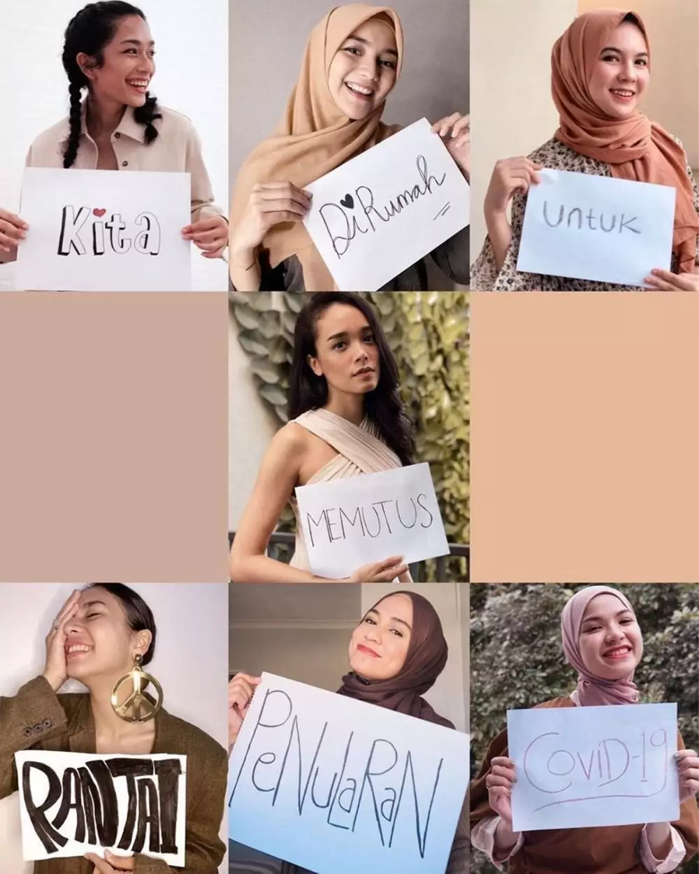 Seleb buat pesan berantai soal corona © 2020 brilio.net Seleb buat pesan berantai soal corona © 2020 brilio.net