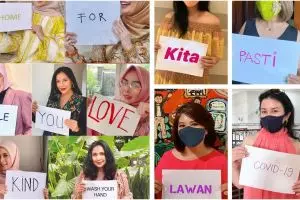 7 Potret pesan berantai seleb saat wabah corona, penuh makna