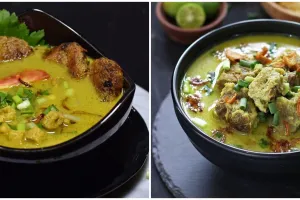 7 Resep soto daging santan kuning, paling enak, gurih dan segar