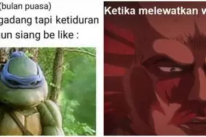 10 Meme lucu sahur hari pertama ini bikin semangat sambut Ramadan