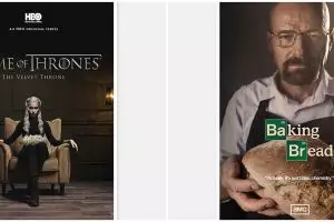 8 Editan poster lucu serial TV edisi di rumah aja, bikin nyengir