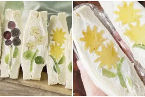 Cara membuat roti berbunga buah yang lagi ngetren di Jepang
