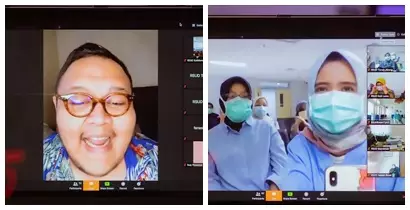 Raisa hibur tim medis Instagram