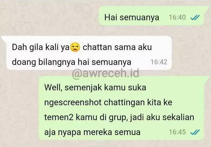 chat WA lucu bikin gebetan patah hati © 2020 instagram.com chat WA lucu bikin gebetan patah hati © 2020 instagram.com