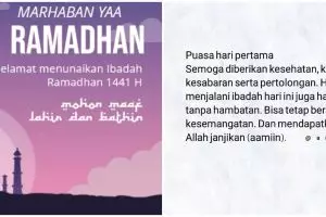 60 Kata-kata selamat puasa Ramadhan, keren jadi caption medsos