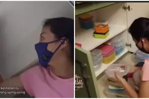  11 Potret Sarwendah bersih-bersih dapur rumah baru, totalitas