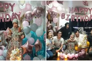 4 Potret lawas Irish Bella rayakan ultah pertama, parasnya bikin gemas