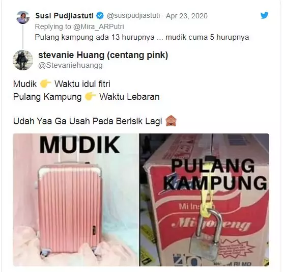 Meme lucu beda mudik dan pulang kampung berbagai sumber