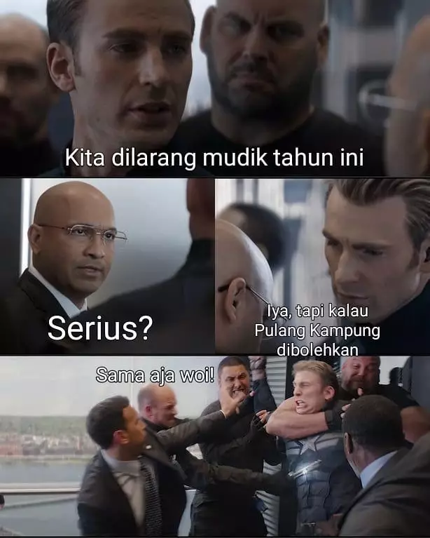 Meme lucu beda mudik dan pulang kampung berbagai sumber