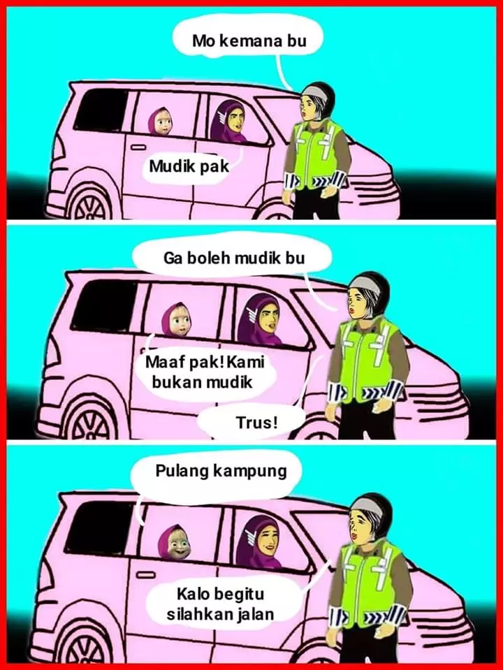 Meme lucu beda mudik dan pulang kampung berbagai sumber