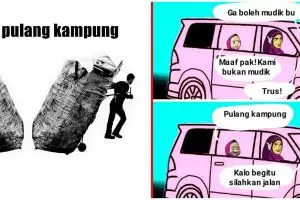 6 Meme lucu beda mudik dan pulang kampung ini bikin mikir dua kali