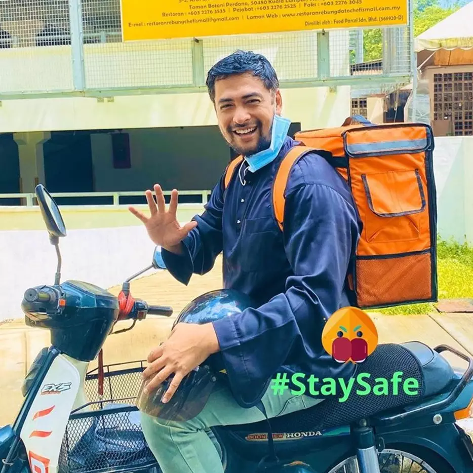 Kisah astronaut pertama di Malaysia kini jadi kurir antar makanan