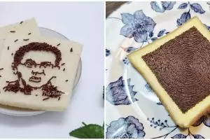 12 'Karya seni' menghias roti pakai meses, gabut banget nih
