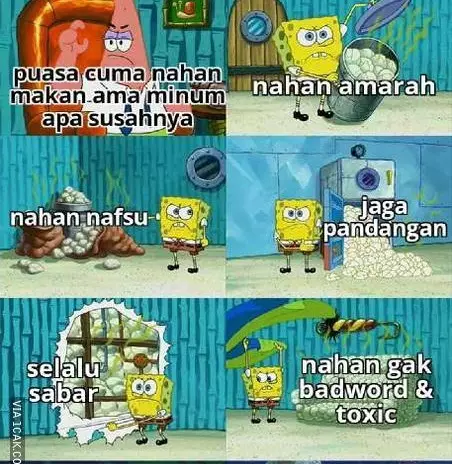 meme lucu kebiasaan waktu puasa © 2020 1cak.com
