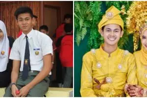 Kisah cinta pasangan setia dari sekolah hingga menikah ini romantis