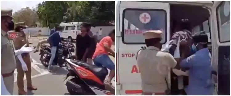 Aksi polisi India kurung pelanggar lockdown ini unik abis