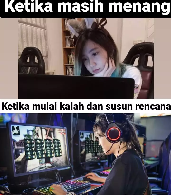 Perbedaan gaya ketika kalah Berbagai sumber