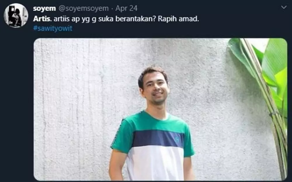 tebakan nama seleb Indonesia twitter