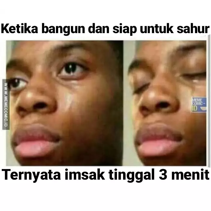 Ketika sahur mepet imsak Berbagai sumber