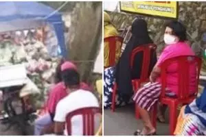 Viral potret antrean warga Depok beli sayur jadi sorotan