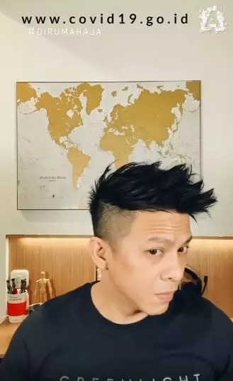 transformasi rambut ariel noah © 2020 brilio.net