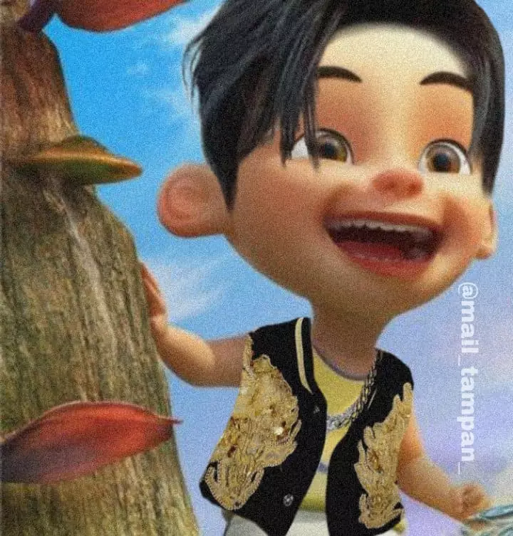 tokoh kartun Upin & Ipin jadi oppa Korea Instagram tokoh kartun Upin & Ipin jadi oppa Korea Instagram