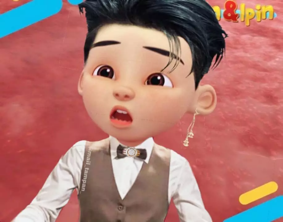 tokoh kartun Upin & Ipin jadi oppa Korea Instagram tokoh kartun Upin & Ipin jadi oppa Korea Instagram