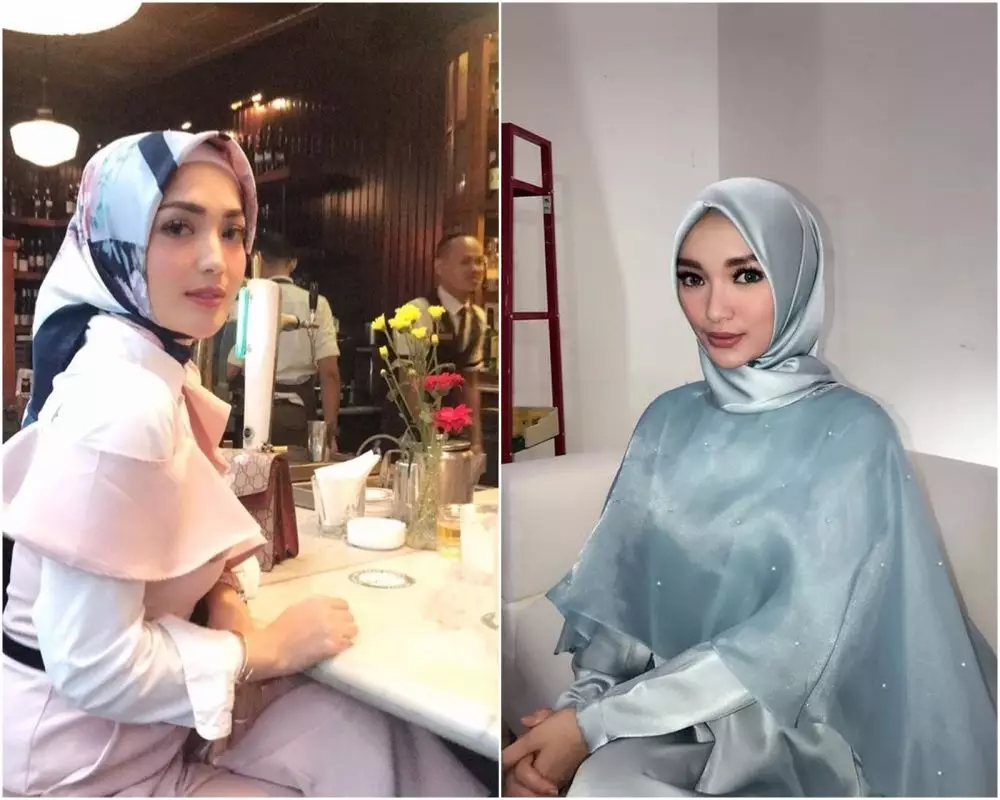 Adu gaya berjilbab zaskia dan imel © 2020 brilio.net