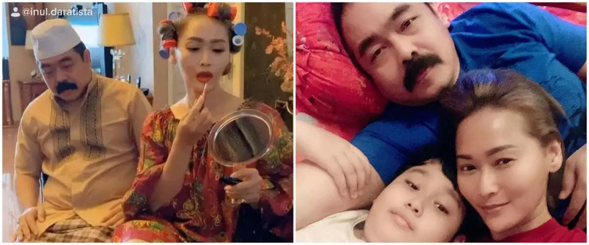 3 Aksi kocak Inul Daratista dan suami selama di rumah, bikin ketawa