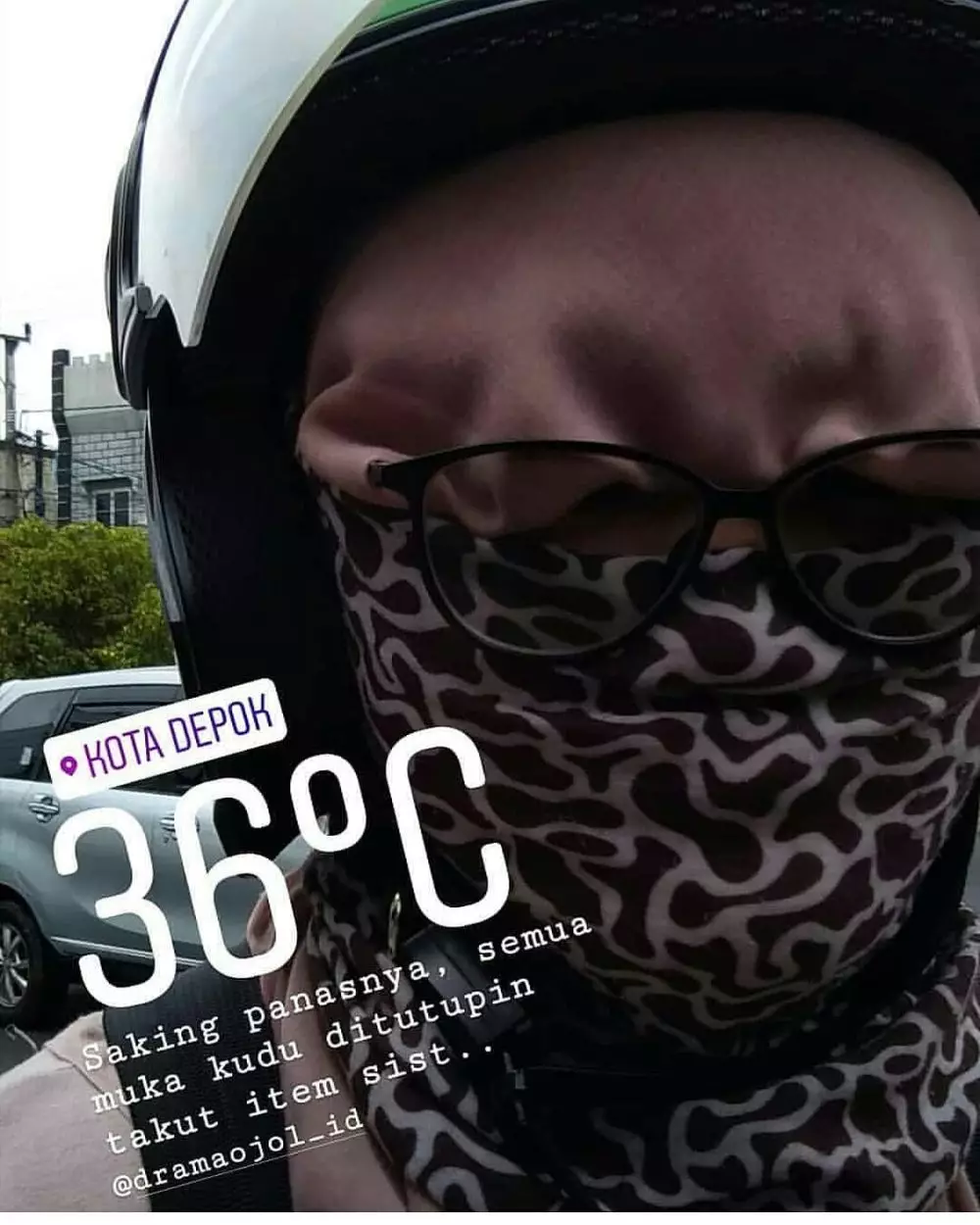 penumpang ojek online gabut © 2020 brilio.net