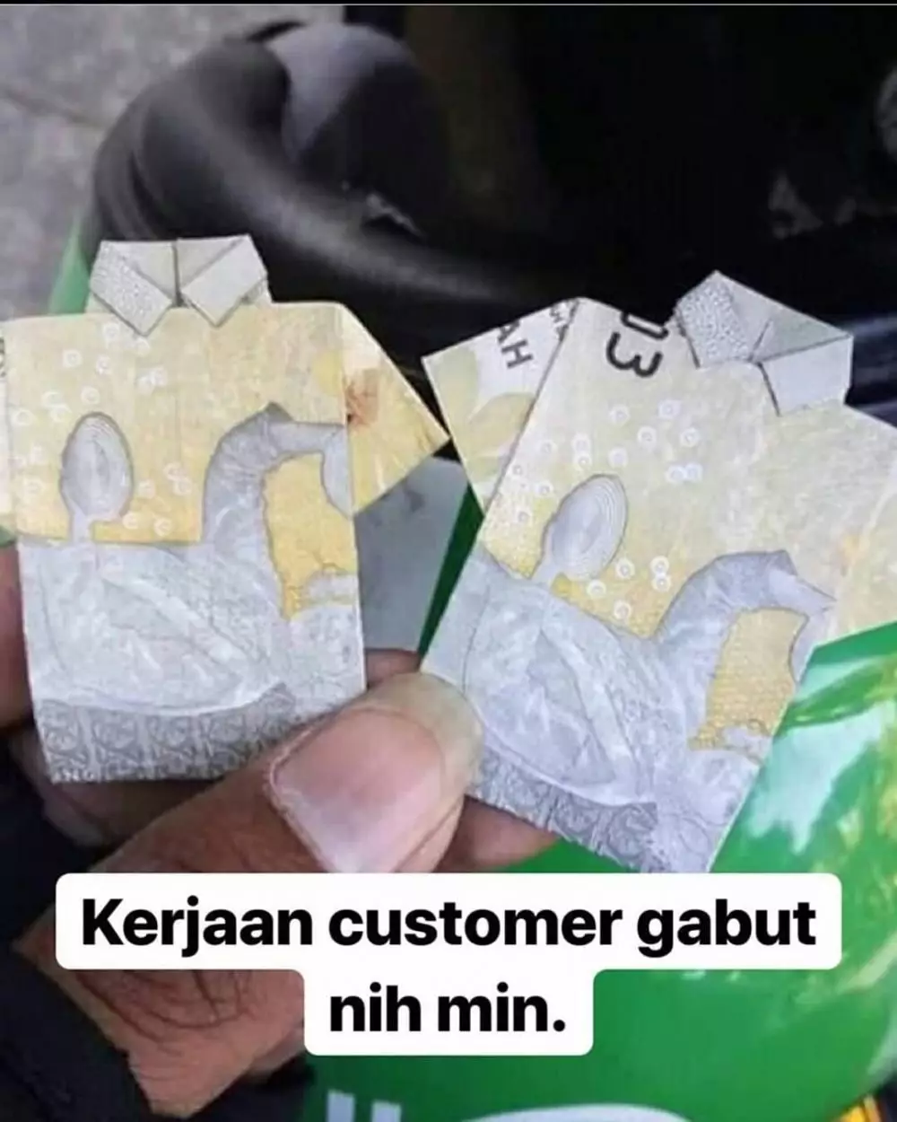 penumpang ojek online gabut © 2020 brilio.net