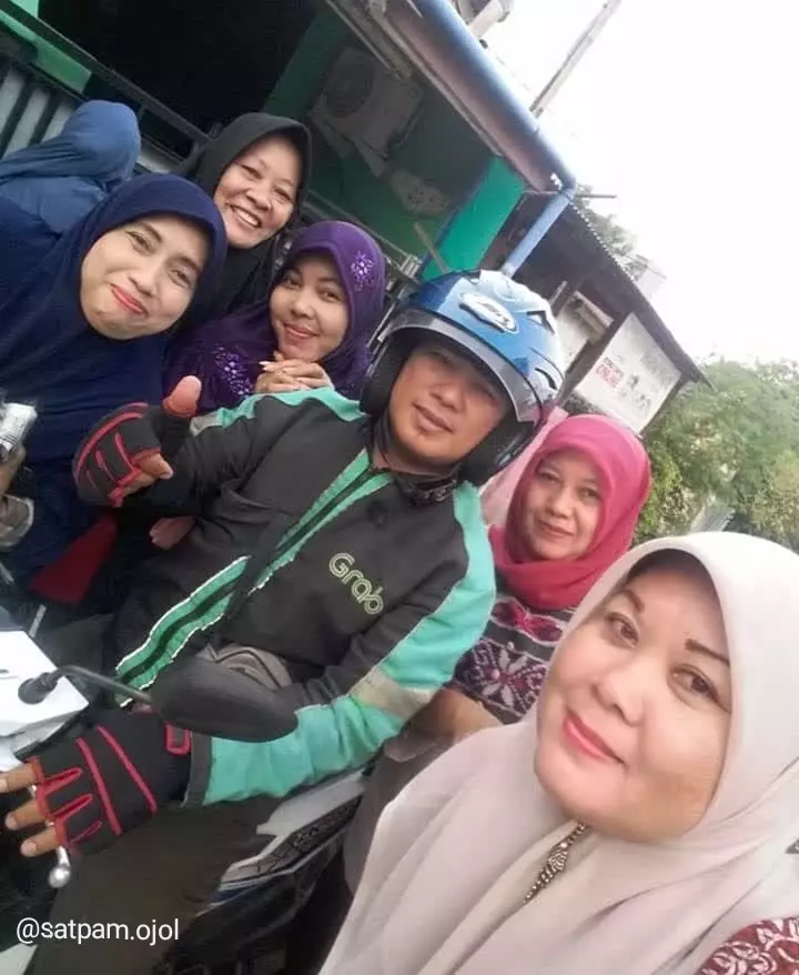 penumpang ojek online gabut © 2020 brilio.net