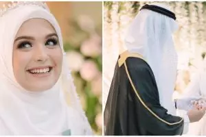 Ekspresi Vebby Palwinta dicium pipi oleh suami bikin salfok