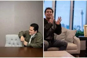 9 Potret ruang kerja Menteri BUMN Erick Thohir, jadi sorotan