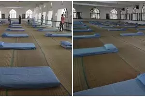 Pasien corona bertambah, masjid diubah jadi tempat karantina