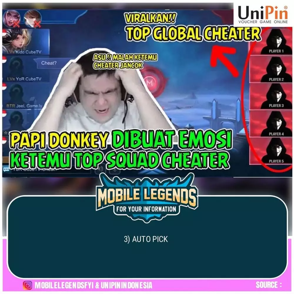 Cheat mobile legend berbagai sumber Cheat mobile legend berbagai sumber