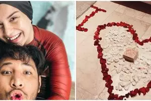 6 Momen kejutan ultah pernikahan Irish Bella untuk Ammar, romantis
