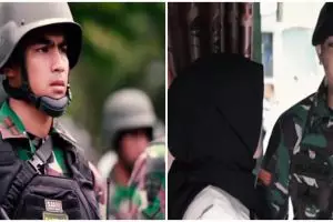 Potret prajurit TNI pamit anak istri demi tugas negara, penuh haru