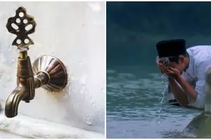 Niat wudhu beserta tata cara yang benar, lengkap dengan artinya