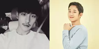 seleb korea dengan kumis Berbagai sumber 