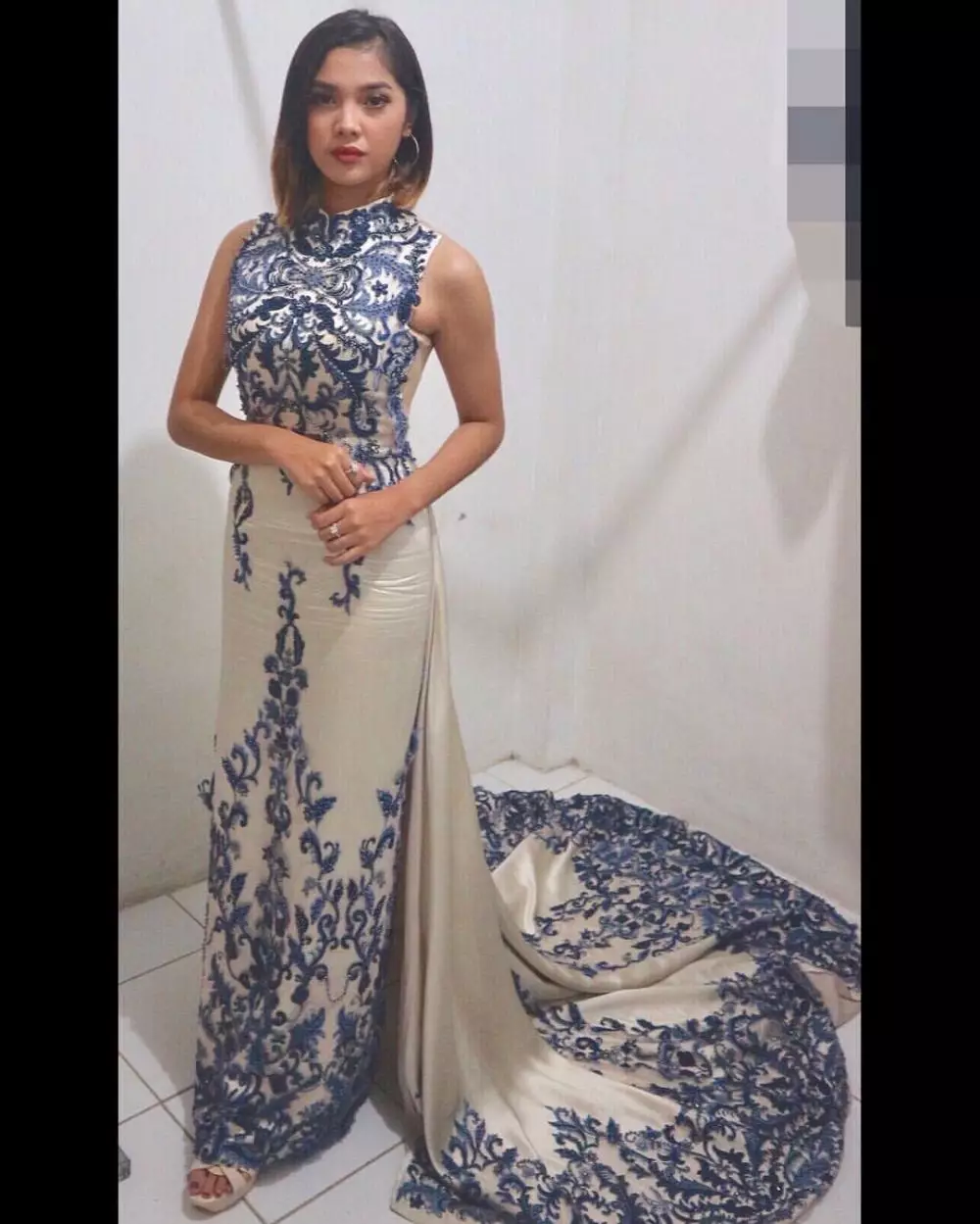 Raya Kitty makeup tebal instagram