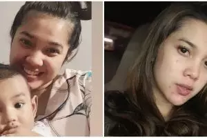 Biasa natural, 9 potret Raya Kitty bermakeup tebal ini manglingi