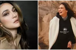 Potret Luna Maya dan 'kembaran' ini bak pinang dibelah dua
